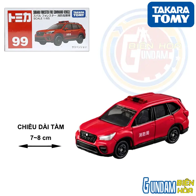 Xe mô hình TOMICA No.99-10 Subaruforester Fire Command Car (Box)23