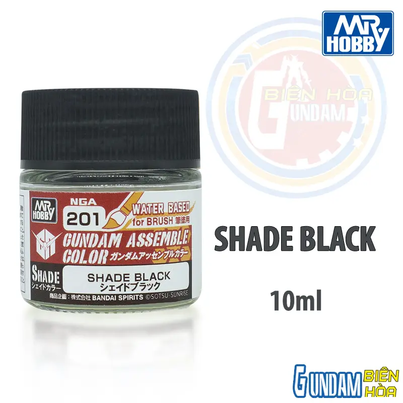 Sơn GUNDAM ASSEMBL -NGA201  - SHADE BLACK