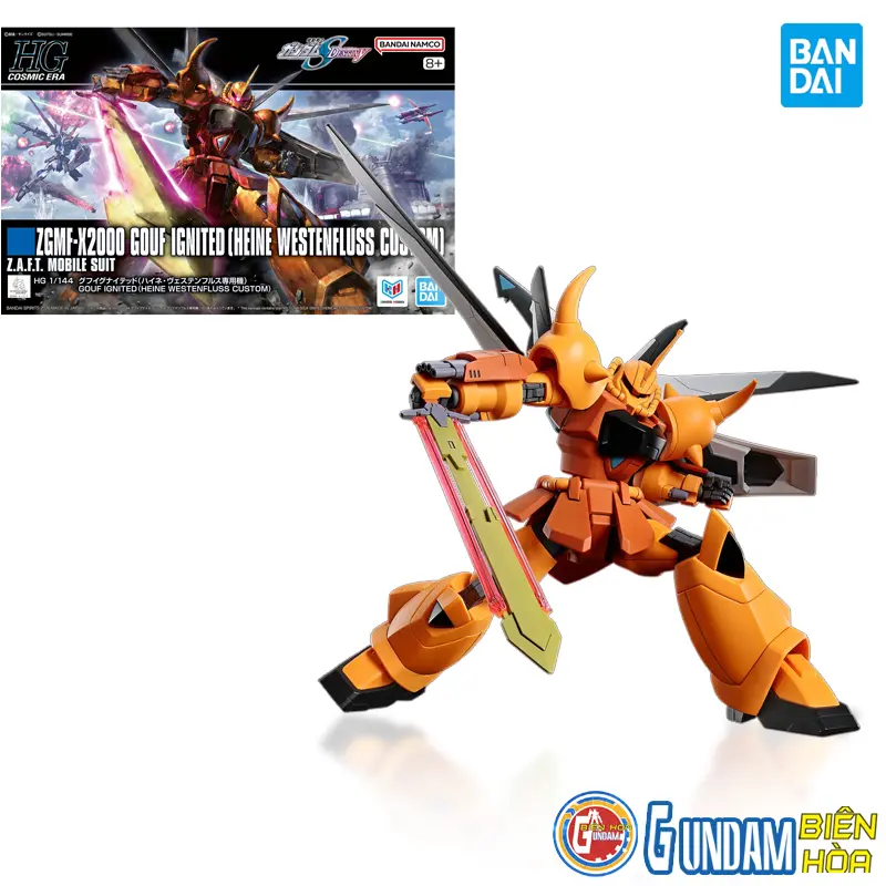 Mô hình lắp rápHG 1/144 GOUF IGNITED（HEINE WESTENFLUSS CUSTOM）