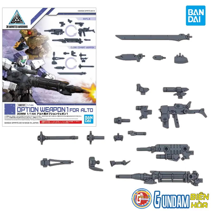 Bộ phụ kiện lắp ráp 30MM 1/144 OPTION WEAPON 1 FOR ALTO