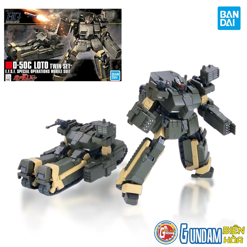 Mô hình lắp ráp 1/144 HGUC LOTO TWIN SET